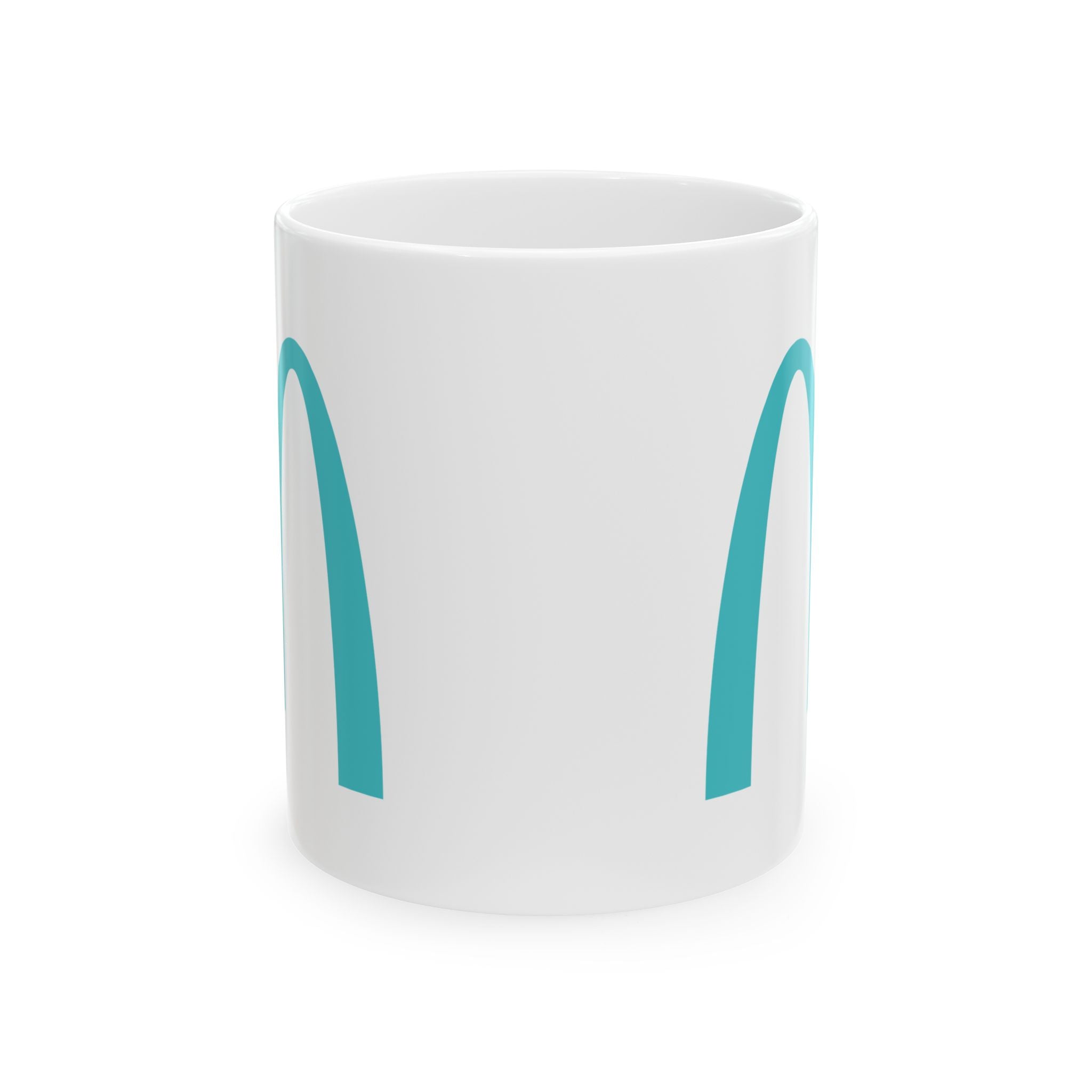 Teal Arches Ceramic Mug
